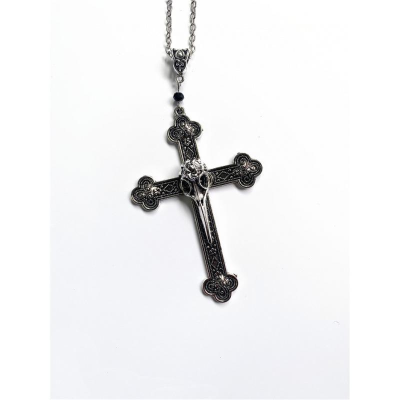 Gothic Punk Cross Necklace Pendant Jewelry