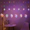 Beautiful Creative Christmas LED Light String Wish Ball Stars Decoration Lamp Wedding Holiday Party Atmosphere Lantern