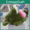 Green Frog Stuffed Animal Keyring With Soft Short Plush For Kids Gift