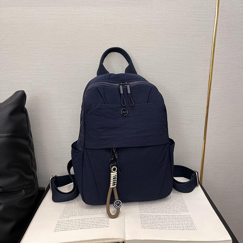 Simple casual backpack, women's new student school bag, light commuter backpack when going out