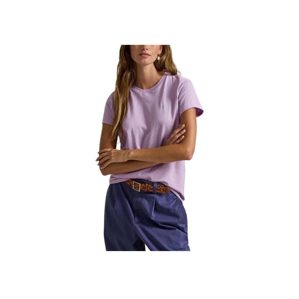 Polo Ralph Lauren Cotton Knit Short Sleeve Crew Neck Regular T-Shirt Women tops 211B14605-015