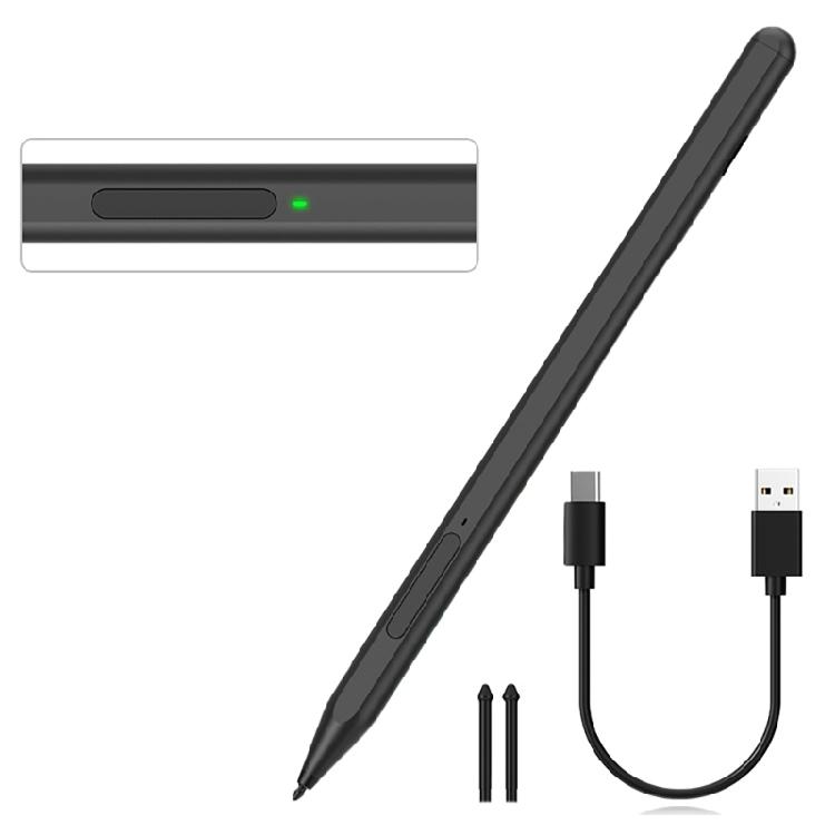Portable Styluses Pen Magnetic Attachment Type C Charging for Go/Laptop/Book Tablets for Better Drawing Experience