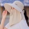 Breathable Sun Hat UV Protection Sunshade Scarf Hat Fashion Bucket Hat  Women