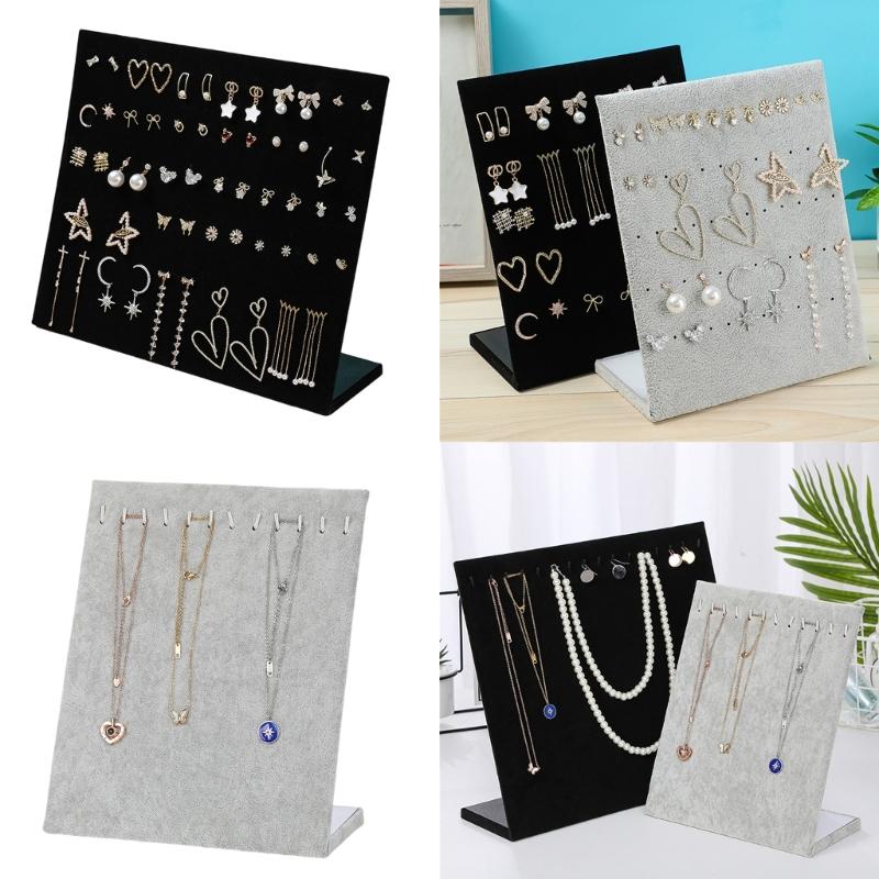 Jewelry Presentation Stand Organizer Rack for Earrings/Necklaces Jewellery Rack