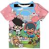 Magliette Cartoon Toca Boca per Bambini Toca Life World Stampa Manica Corta Ragazzi Ragazze Top Casual Streetwear Primavera Estate T-Shirt