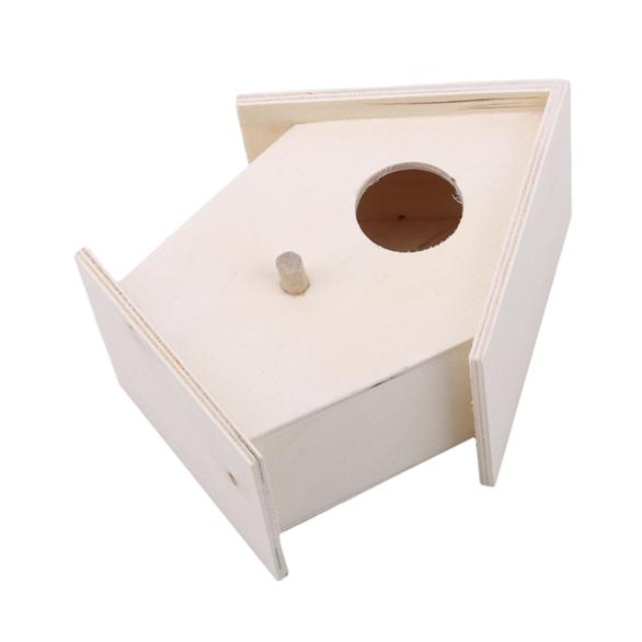 Wooden Bird House Nest Bird Supplies Wooden Birdhouse Outdoor Nesting Box