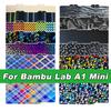 For Bambu lab A1 Mini 184x184mm Build Plate PEO PET PEI Spring Steel Sheet Double Sided Hotbed for Bambulab A1 Mini Pei Sheet