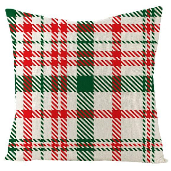 

Предметы домашнего обихода Рождественская льняная наволочка Домашняя наволочка для дивана 45*45cm