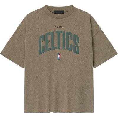 X NBA Loose Fit Casual Letter Short Sleeve T-Shirt Unisex Tops 125NB252207F-XL