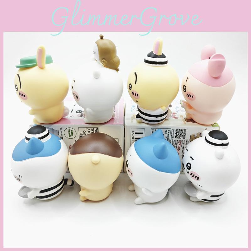 Chiikawa Joke Cartoon Bear Figurines Desktop Decor Collectible Childrens Gift