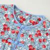 Cotton thickened floral cotton-padded jacket, short cotton-padded jacket, warm jacket, winter women's cotton-padded jacket liner