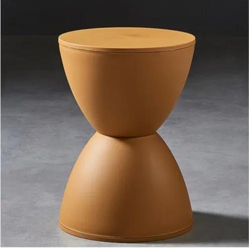 Plastikowy stołek stolik boczny kreatywny design klepsydra stolik nocny modne buty do zmiany okrągły pomost meble domowe