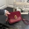Retro Underarm Bag for Women, 2025 New Fashion Korean Edition Small Square Bag, Simple Single Shoulder Crossbody Bags