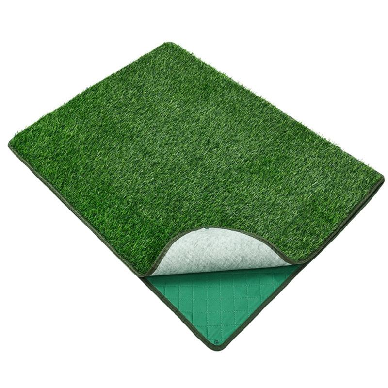 

Realistic Artificial Turfs Dog Potty Grass Pad Machine Washable Dog Potty Pad for Indoor Outdoor Use M