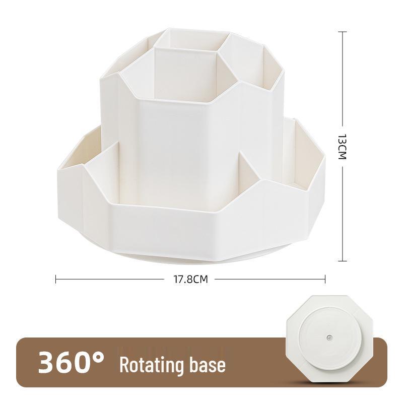 

Вращающийся пенал большой вместимости и многофункциональный настольный органайзер