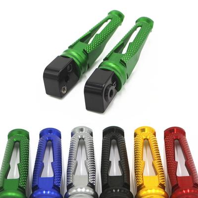 Pour Kawasaki Z750 Z900 Z1000 ZX6R Z800 ZX10R ER-6N ER-6F Z900RS Repose-pieds de moto Pédales Aluminium CNC Repose-pieds arrière pour passager