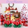 Ensemble de Ballons en Aluminium Elfe de Noël Pour Décoration de Fête de Vacances