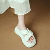 Internet Celebrity Cool Slippers Women's Summer Wear 2025 New Fashion Wear Thick Bottom Heightening Beach Drag