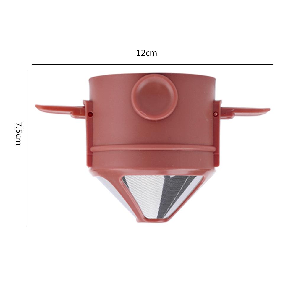 Foldable Coffee Filter Portable Pour Over Coffee Maker Stainless Steel Reusable Coffee Funnel Dripper Paperless Pour Over Holder