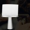 Portable Neck Face Hair Remover Brush Hair Dust Cleaning Sweeping Brush (Black)