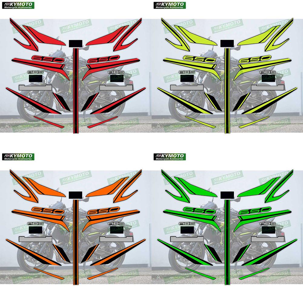 For Z650 ER650 Z 650 ER 650 motorcycle accessories stickers fairing decals modified full vehicle protection kit decoration