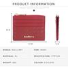 Baellerry Damenmode Mini Geldbörse PU Leder Reißverschluss Münzgeldbörse Lässige Damen Kartenhalter Geldbörsen Webmuster Geldbörse
