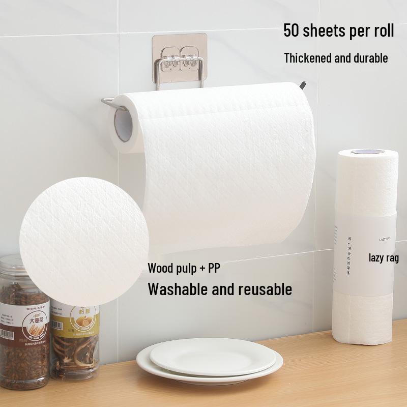 Dual-Use Degreasing Kitchen Dishcloth – Washable, Absorbent, Disposable Non-Woven Fabric for Wet and Dry Cleaning