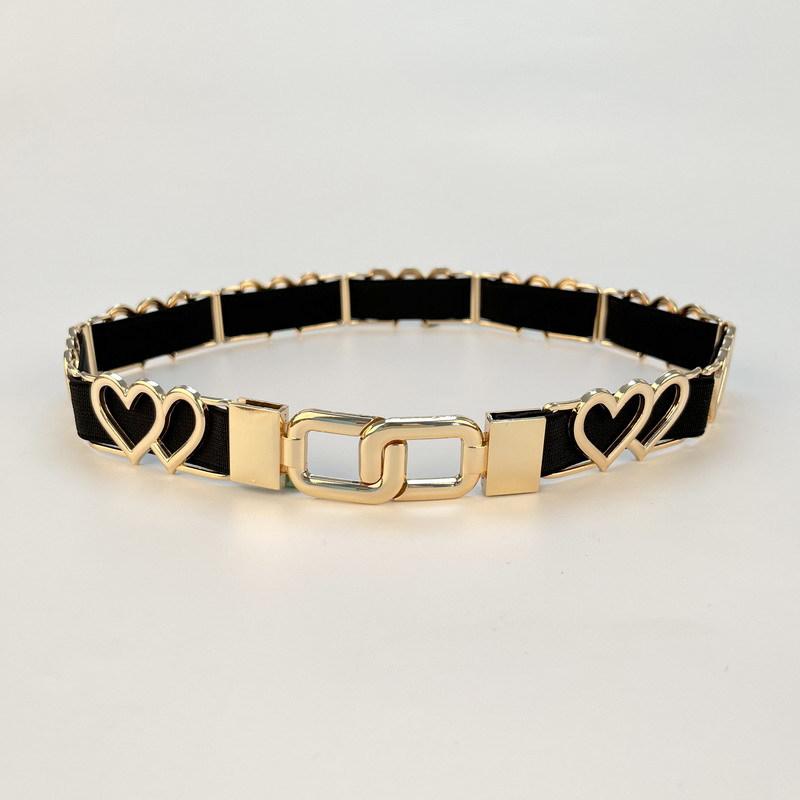 Новая европейская и американская мода Эластичный пояс Женский пояс Платье Темперамент Поясная печать Женский эластичный пояс Женщины