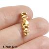5pcs Love Mom Child Charm Heart Stainless Steel Pendants For Jewelry Making Supplies Mother's Day Rhinestone DIY Materials Craft