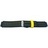 Armband - MY-MONTRE - Forerunner 220/235 - Silikon schwarz/gelb - 16/22 mm - Stahlschnalle + Schraubendreher
