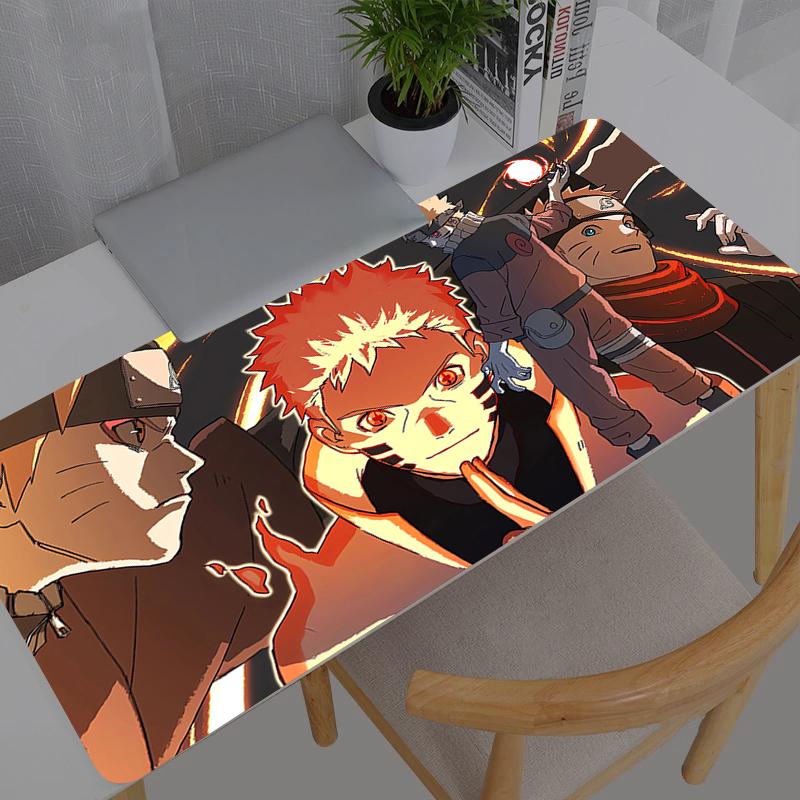 Mouse Pad Naruto Anime Gaming Durable New Accessories Varmilo Keyboard Desk Mat Gabinete Gamer Carpet Mousepad Mouse Mats