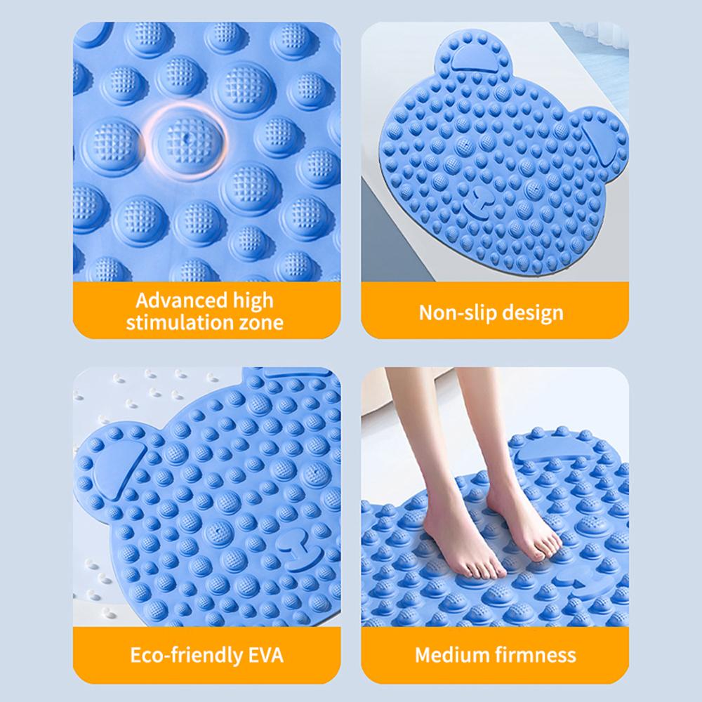 Toe press massage pad for home use, yoga mini bamboo shoot pressure finger board, super painful foot sole circular massage foot