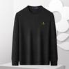 MONTAGUT Men's Casual Cotton Blend Long-Sleeve T-Shirt