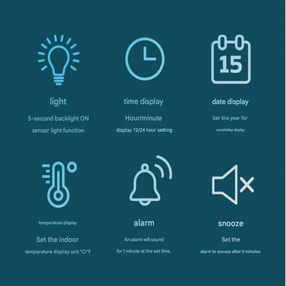 Digital Desk Clock