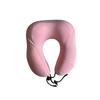 U-Shaped Ice Silk Memory Foam Neck Pillow for Cervical Support and Travel