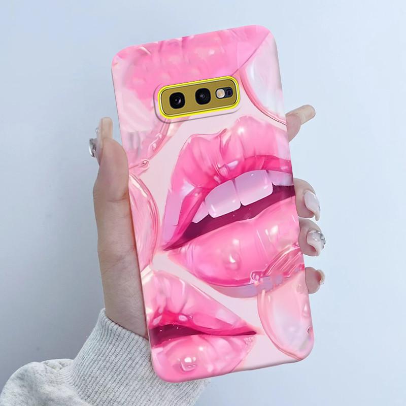For Samsung Galaxy S10e Phone Case Flower Girls Design Soft Silicone TPU Back Housing for Galaxy S10E S10 E SM-G970F/DS Covers