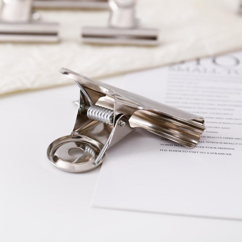 18pcs Large Clips, 6.1 cm White Clips, Suitable for Organizing Office Documents And School Financial Receipts