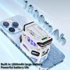 X111 Pro Mobile Phone Magnetic Semiconductor Coolng Radiator 7 Speed Control Built-in 1800mah Battery Universal PUBG Game Cooler