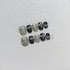 Pure Hand-made Armor Piece Handmade High-end Black Matte Magic Mirror Jump Color Steel Ball Burst Drill Can Be Detached
