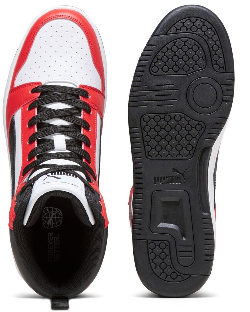 Puma Rebound V6 Sneakers (392326) White/black/forever Red