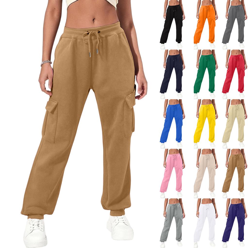 Women's Sweatpants Baggy Casual High Waisted Workout Athletic Bottom Joggers Pants