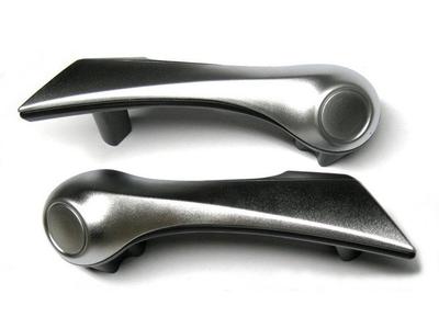 Renault Megane II 02-05 Front Door Interior Handle Left + Right Set CHROME