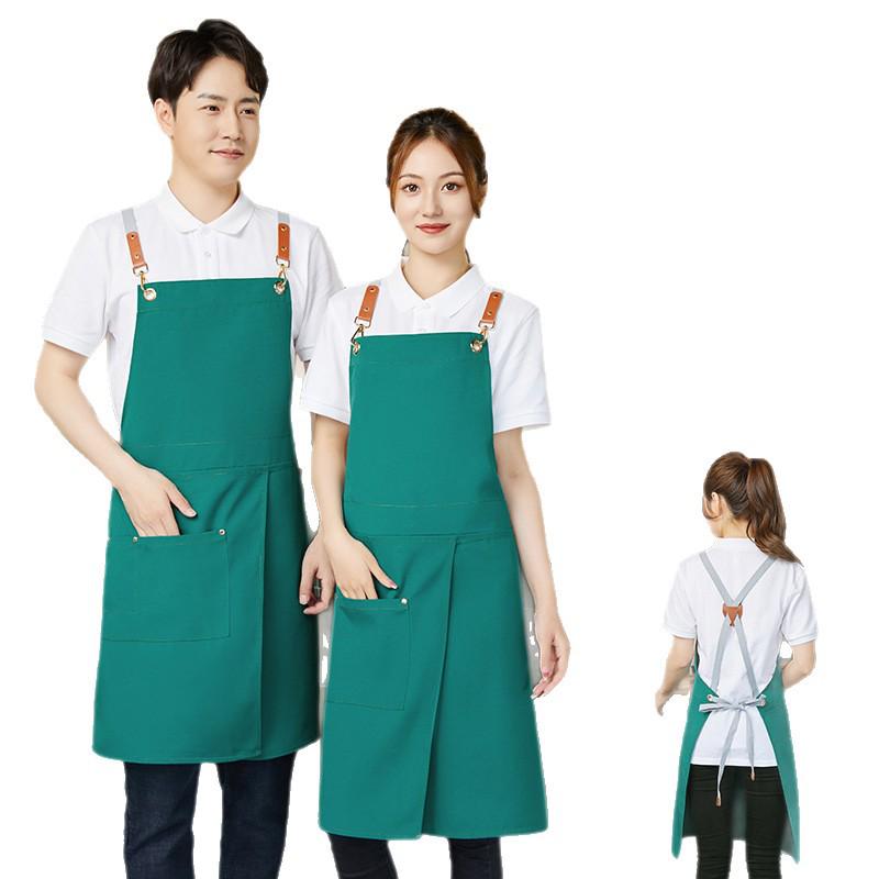Custom Logo Waterproof Apron for Restaurants, Cafes, and Flower Shops