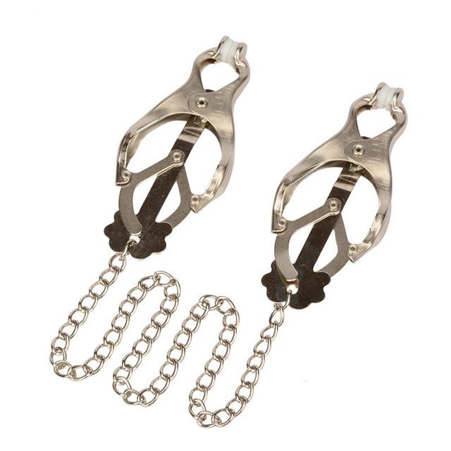 Bdsm Bondage Choker Collar with Nipple Clamp Breast Clip Chain Fetish Slaves Flirt Adult Games Erotic Tools Sex Toys for