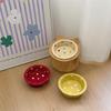 Wooden Stand Cat Ceramic Bowl Non-Slip Cat Water Bowl Anti Vomiting Bowl  Pet Supplies