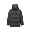 Skechers Sports Alliance Series Warm Comfortable Casual Short Loose Long Sleeve Down Jacket Men Jackets Midnight-Gray L424M056-040J