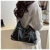 Bow Knot Faux Leather Tote Bag for Women Large Capacity Shoulder Backpack