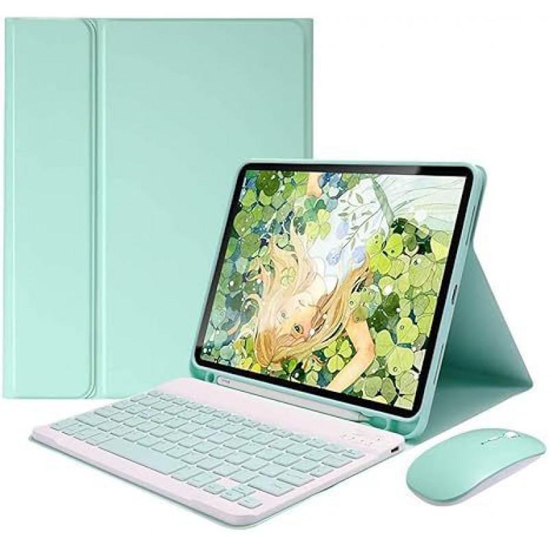 IPad 11 Air 7 Keyboard Case With Built-in Stand TPU Cover Dual-Mode Rechargeable Mouse Business Travel