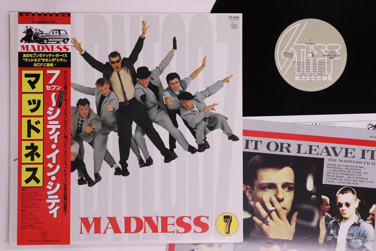 

LP Record MADNESS - 7 VIP6808 STIFF 1982 Japan Obi Rock Used