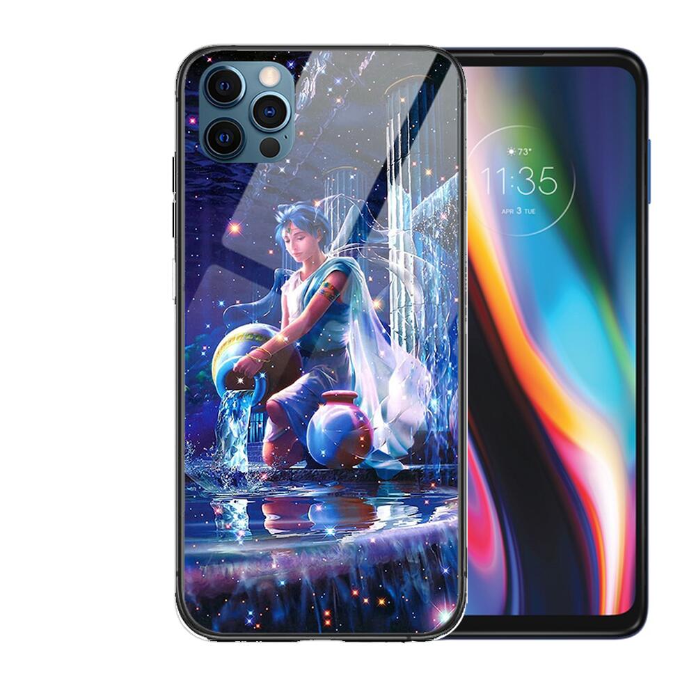 

Yinuoda 12 звездный знак Лев Весы Скорпион Новое поступление высококачественный стеклянный чехол для iPhone 13 12 11 Pro Max 12Pro XS Max XR X 7 8 Plus iPhone 13 Mini